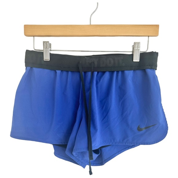 Nike Dri-Fit Running Shorts Dark Blue Size Medium - Picture 6 of 15
